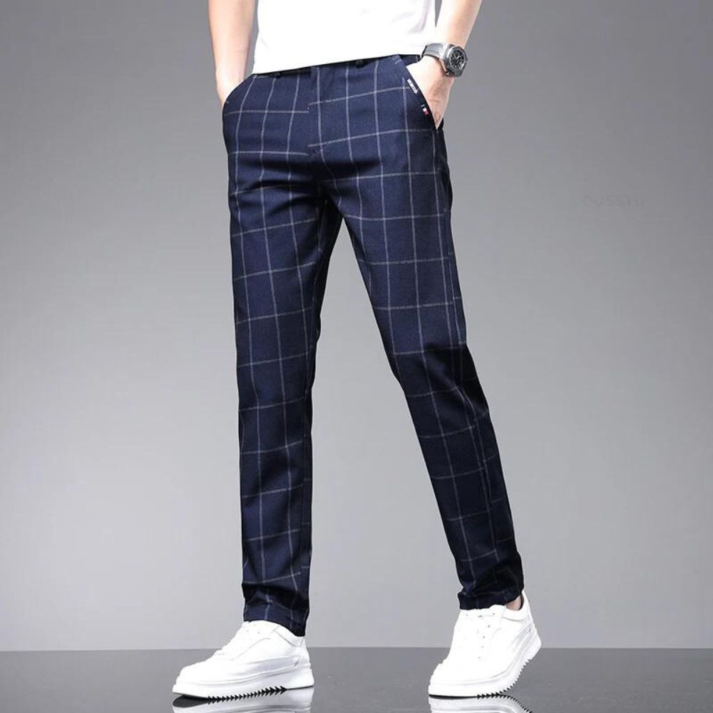 The Monarch Checkered Dress Pants