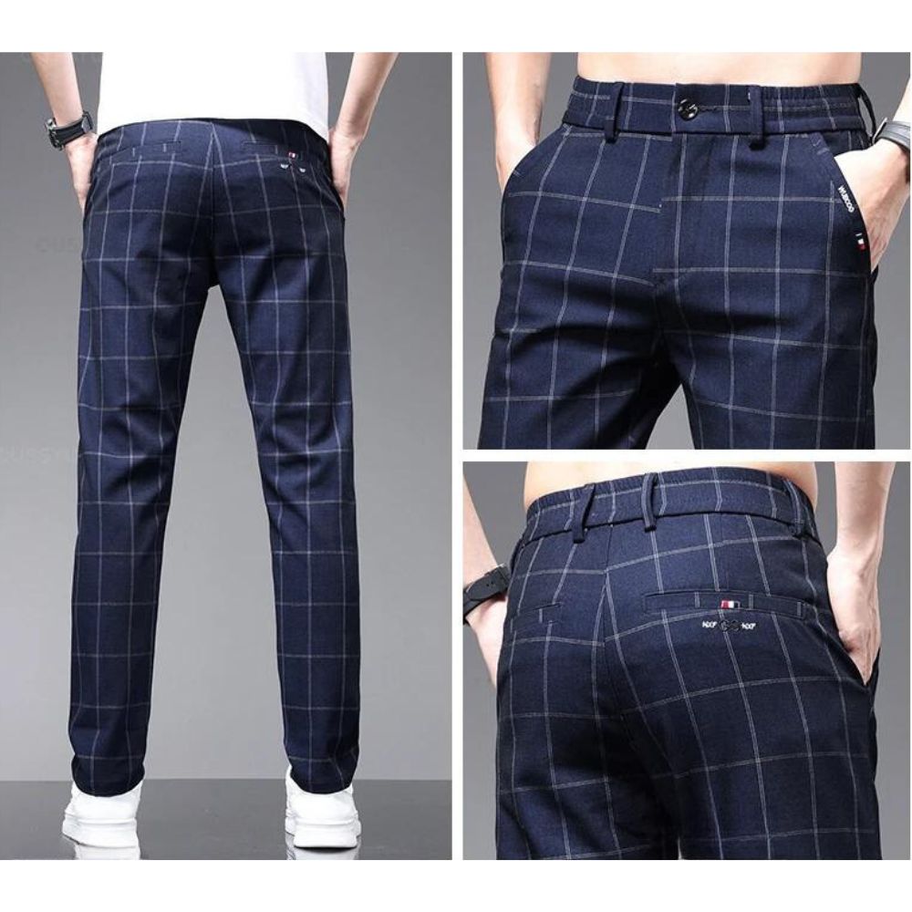 The Monarch Checkered Dress Pants