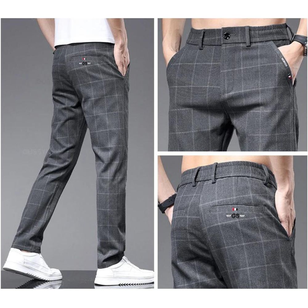 The Monarch Checkered Dress Pants
