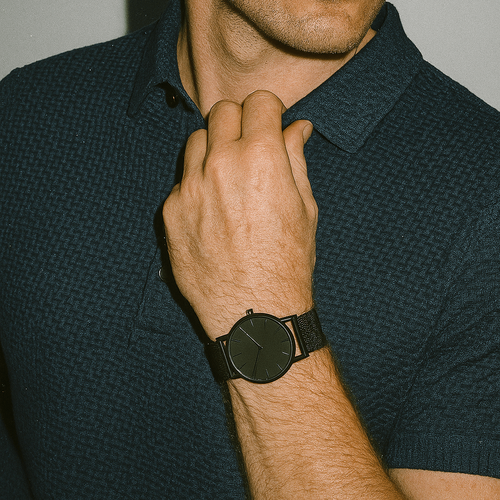 Ultra Fresh Silk Ice Polo Shirt (2-Pack + Free Watch) #01 Monarch