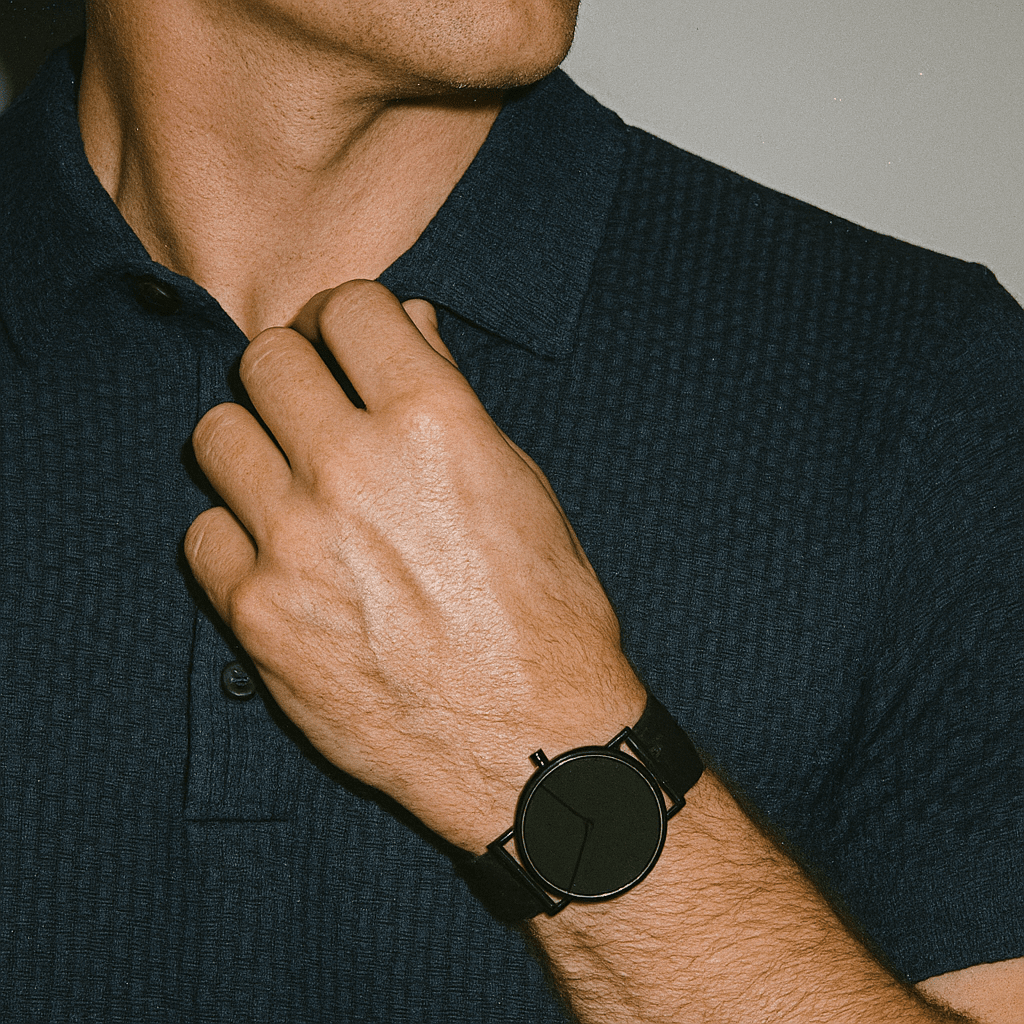 Ultra Fresh Silk Ice Polo Shirt (2-Pack + Free Watch) #01 Monarch