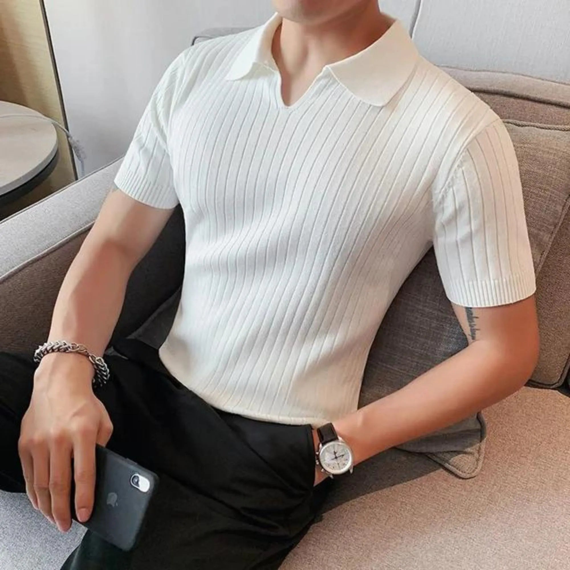 The Monarch Vintage Slim Fit Polo Shirt