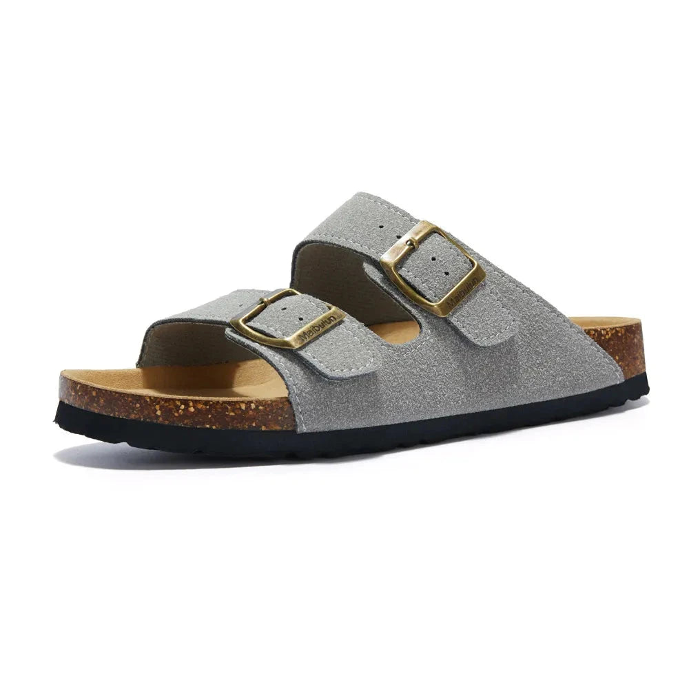 The Monarch Birken Sandal #11 Monarch Light Grey 6/6.5 